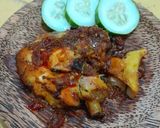 Foto langkah ke 8 dari resep Ayam Goreng / Bakar Sambal Penyet.