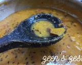 A picture of step 2 of Amchur Khatti Dal.