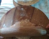 A picture of step 2 of Chini kI roti/ paratha.