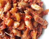 Foto langkah ke 3 dari resep Balado baby cumi,kentang dan tempe.