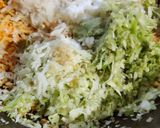 A picture of step 1 of Leftover rice Manchurian.