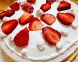 A picture of step 6 of Strawberry Cream Cake.