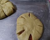Foto langkah ke 9 dari resep Roti Bunga Tanpa Ulen (Minyak).