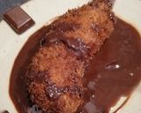Une image de l'étape 4 de Banane en chapelure de brioche sauce chocolat.