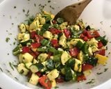 A picture of step 2 of Summer spicy roasted succatosh with tarragon.