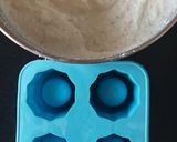 A picture of step 1 of SEMOLINA DHOKLA SHOT GLASS with MONGO RAS (ras - dhokla).