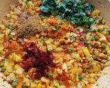 A picture of step 3 of Mixed Veg Subji.