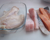 Foto del paso 1 de la receta: Canelones de mero, salmón y merluza