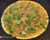 A picture of step 3 of Long beans omelette.