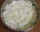 A picture of step 5 of Plastic Chutney (Raw Papaya Chutney).