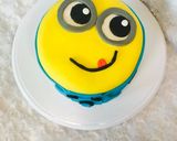 Une image de l'étape 12 de Gateau les Minions CHOCOLAT PASSION (pâte à sucre).