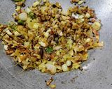 A picture of step 3 of Potato, Dry Yellow Peas Curry (Aloo, Yellow Matar Subzi).