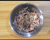 Foto langkah ke 4 dari resep Breakfast Rice Tuna Eggs Muffin.