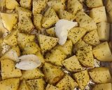 Foto del paso 2 de la receta: Pollo frito y patatas con queso