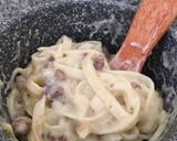 Foto langkah ke 4 dari resep Fettuccine Carbonara Creamy 🍝.