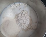 A picture of step 1 of Jowar flour sooji appe.