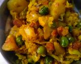 A picture of step 5 of Mix veg.