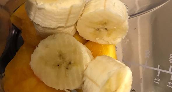 1 Smoothie De Durazno, Banana Y Yogurt Diet