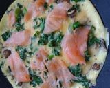 A picture of step 7 of Smoked salmon baked omelette.