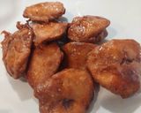 A picture of step 6 of Crispy Honey Glazed Plaintain/Banana Fritters.