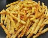 A picture of step 4 of Salad French Fries.