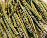 A picture of step 3 of Thai Soldier Long Beans.