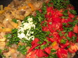 Баклажаны тушеные с овощами