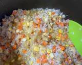 Cara Membuat Butter Rice Vegetables Magic Com with Smoke Chicken 5