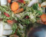Foto langkah ke 3 dari resep Tumis Sawi mix Wortel.