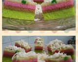 Foto langkah ke 10 dari resep Bolu kukus pelangi (putih telur).