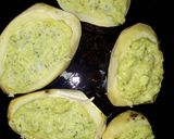 Foto del paso 2 de la receta: Papas rellena con crema de leche y brócoli