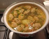Zöldségleves májkrémes grízgaluskával #gluténmentes recept fázis 8 fotója