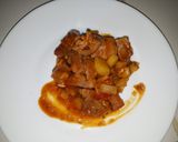 Foto del paso 5 de la receta: Masa de cerdo con papas al romero