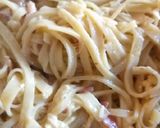 Foto del paso 11 de la receta: Tagliatelle alla Carbonara - Tallarines a la Carbonara