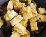 A picture of step 2 of Manchurian paneer dry.