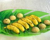 A picture of step 9 of Banana Halwa.