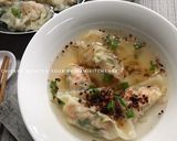 Gambar langkah 5 resipi Chicken Wonton Soup.