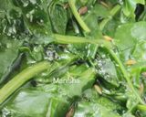 A picture of step 2 of Palak Paneer.