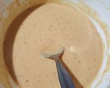 A picture of step 1 of Dahi Phulkiyan.