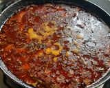 A picture of step 8 of Spicy misal pav.