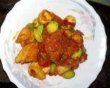 Foto langkah ke 6 dari resep Samballado telur puyuh tahu.