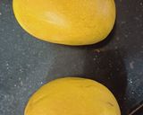 A picture of step 1 of Mango almond kulfi.