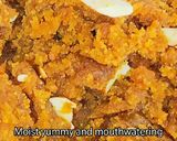A picture of step 6 of Instant Moong Dal Halwa.