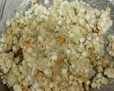 A picture of step 1 of Sabudana Vada.