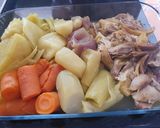 Foto del paso 5 de la receta: Cocido sin grasa con pollo a mi manera