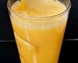 A picture of step 4 of My Mango and Orange lollies and iced Drink 😍.