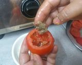 स्टफ्ड टोमेटो विद क्रंची वालनट (stuffed tomato with crunchy walnut recipe in Hindi) रेसिपी चरण 9 फोटो