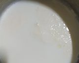 A picture of step 1 of Milk Halwa.