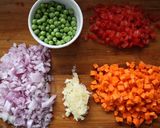 Foto del paso 2 de la receta: Arroz con chancho y ensalada de cebolla 🍴🍖
