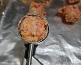 A picture of step 3 of Cheddar Bay Sausage Rolls.